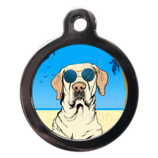 Labrador Summertime Dog Id Tag - Ps Pet Tags - 1
