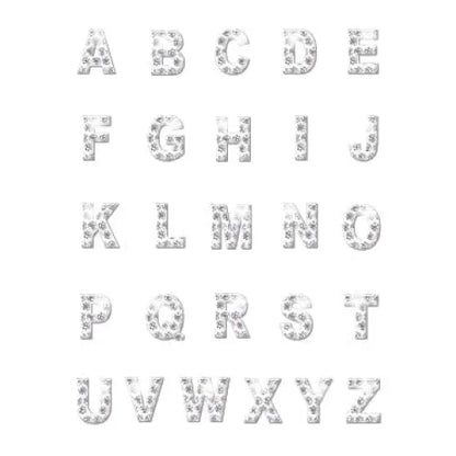 Large Diamante Dog Collar Slider Letters Urban 1
