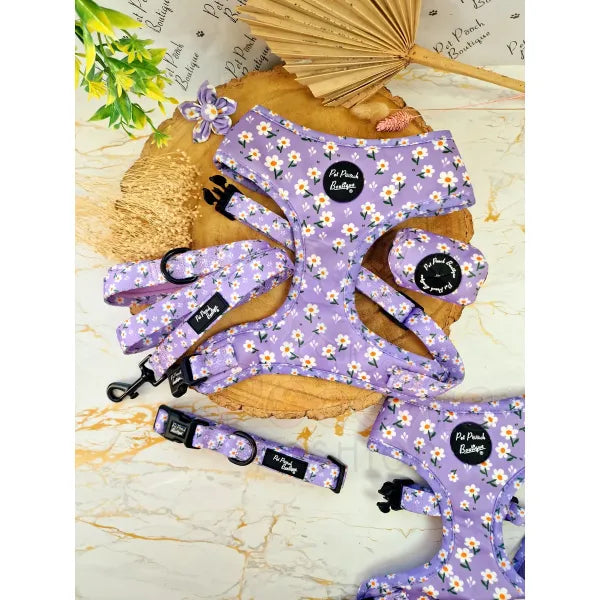 Lavender Daisies Dog Collar - Pet Pooch - 2