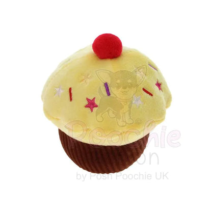 Lemon Pupcake Plush & Squeaky Dog Toy - Posh Pawz - 2
