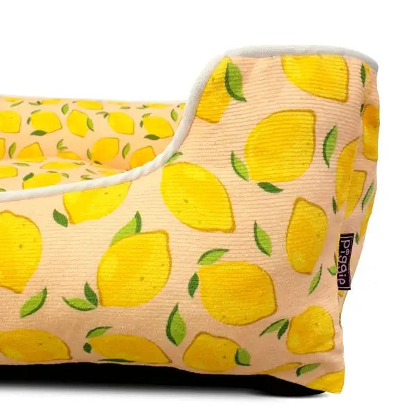 Lemon Squeeze Luxury Dog Bed - Piggie - 3