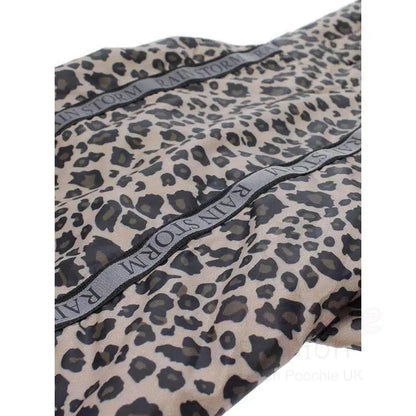 Leopard Fleece Lined Rainstorm Dog Rain Coat - Posh Pawz - 3