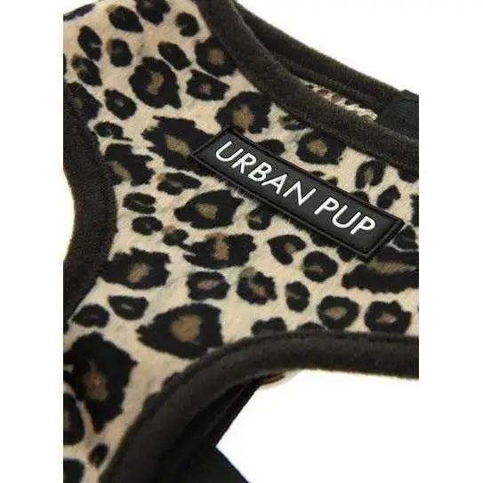 Leopard Plush Dog Harness & Lead Set - Posh Pawz - 4