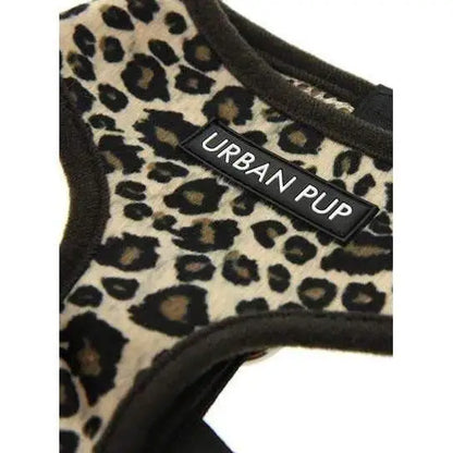 Leopard Plush Dog Harness & Lead Set - Posh Pawz - 4