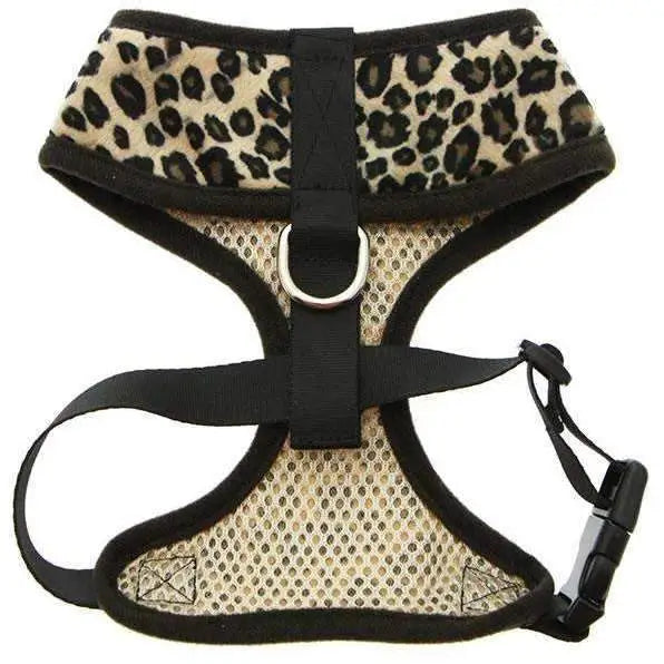 Leopard Plush Dog Harness & Lead Set - Posh Pawz - 3