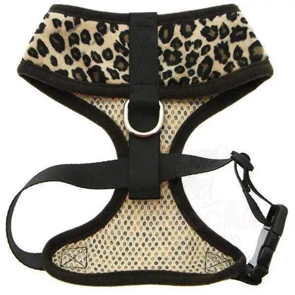 Leopard Print Plush Dog Harness - Urban - 3