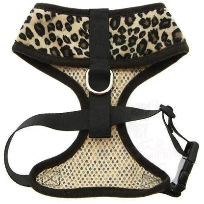 Leopard Print Plush Dog Harness - Urban - 3