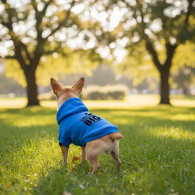 Little Chihuahua Big Personality Dog Hoodie - Poochie Fashion - 5