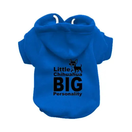 Little Chihuahua Big Personality Dog Hoodie - Poochie Fashion - 2