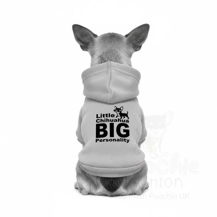 Little Chihuahua Big Personality Dog Hoodie - Rich Paw - 3