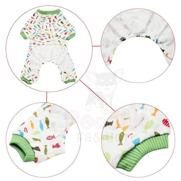 Little Fishy Onesie Dog Pyjamas - Sale - 5