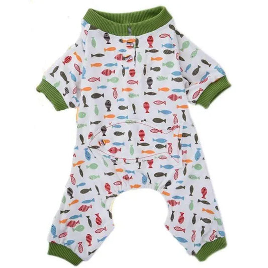 Little Fishy Onesie Dog Pyjamas - Sale - 1
