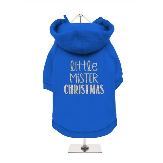 Little Mister Christmas Dog Hoodie Sweatshirt - Poochie Fashion - 1
