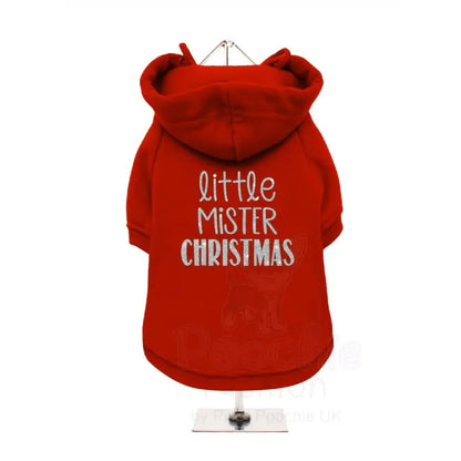 Little Mister Christmas Dog Hoodie Sweatshirt - Poochie Fashion - 2