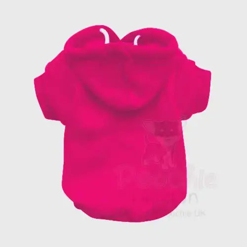 Little Princess Dog Hoodie Sweatshirt - Hot Pink - Poochie Fashion - 2