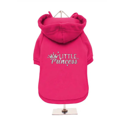 Little Princess Dog Hoodie Sweatshirt - Hot Pink - Rich Paw - 1