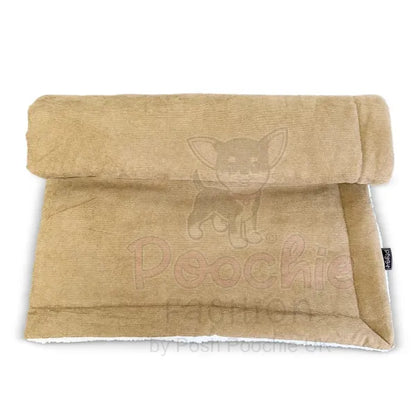 Luxury Beige Corduroy Dog Blanket - Piggie - 8