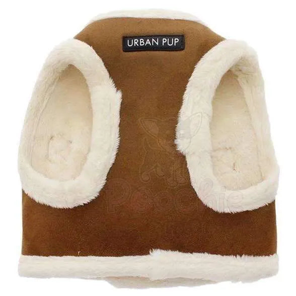 Luxury Faux Suede & Shearling Dog Harness - Urban Pup - 3