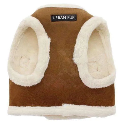 Luxury Faux Suede & Shearling Dog Harness - Urban Pup - 3