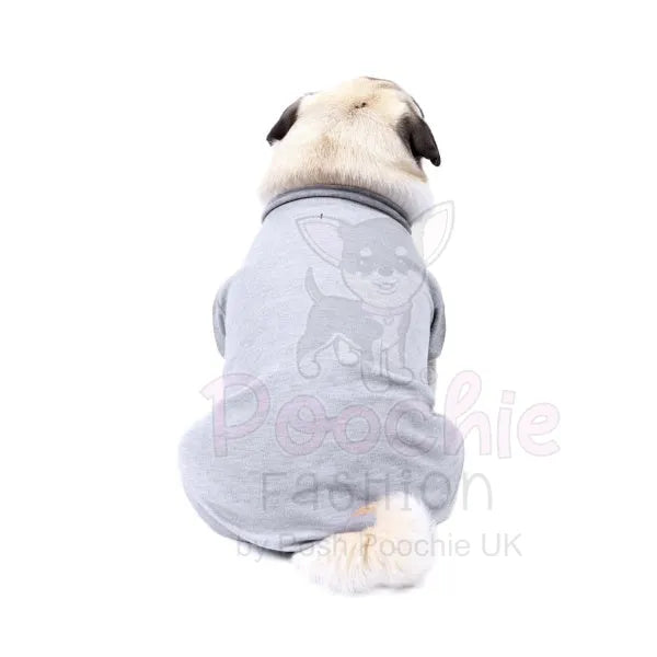 Luxury Grey Dog T-shirt - Rich Paw - 3