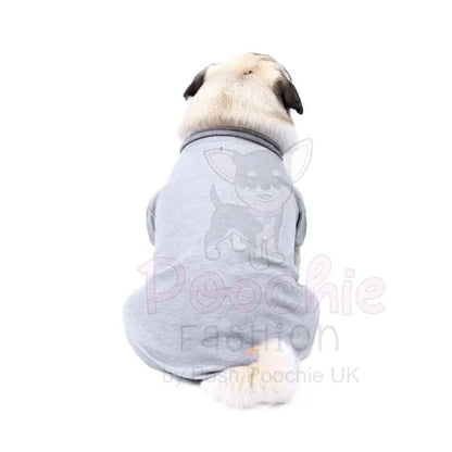 Luxury Grey Dog T-shirt - Rich Paw - 3