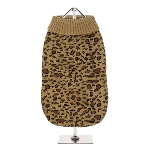 Luxury Leopard Dog Jumper - Urban - 1
