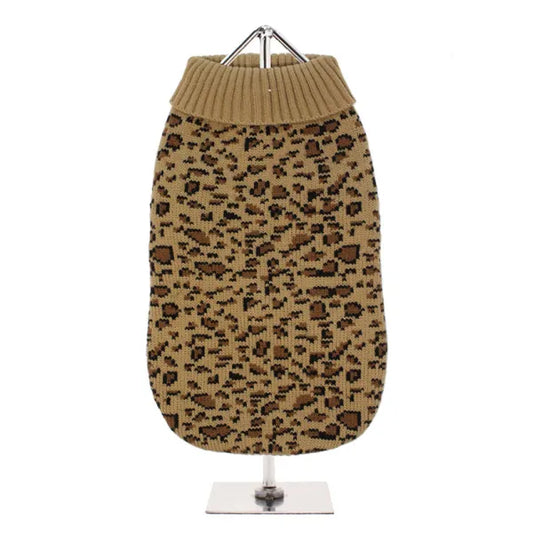 Luxury Leopard Dog Jumper - Urban - 1