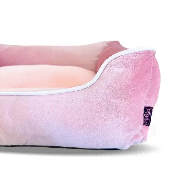 Luxury Pink Velvet Dog Bed - Piggie - 4