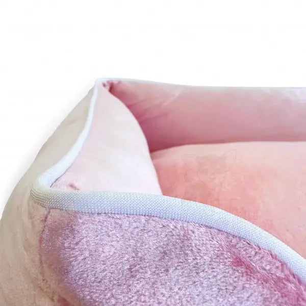 Luxury Pink Velvet Dog Bed - Piggie - 5