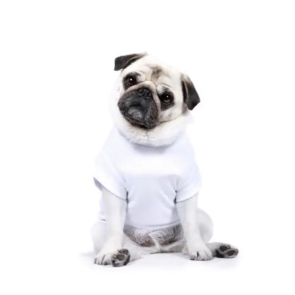 Luxury White Dog T-shirt - Rich Paw - 1