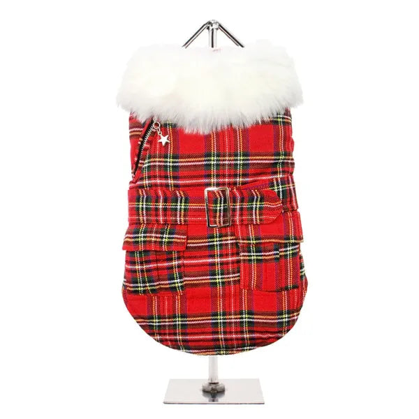 Macgregor Quilted Tartan Designer Dog Coat - Urban Pup - 1