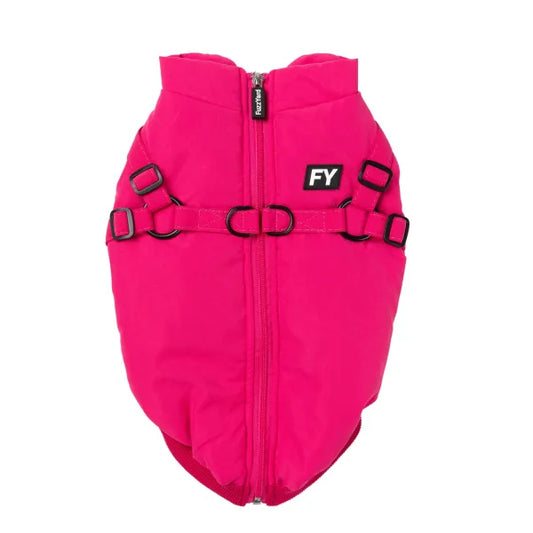 Magenta Flash Dog Harness Jacket by Fuzzyard Size 1 - Sale - 1