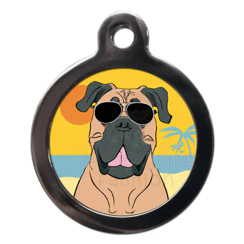 Mastiff Summertime Dog Id Tag - Ps Pet Tags - 1