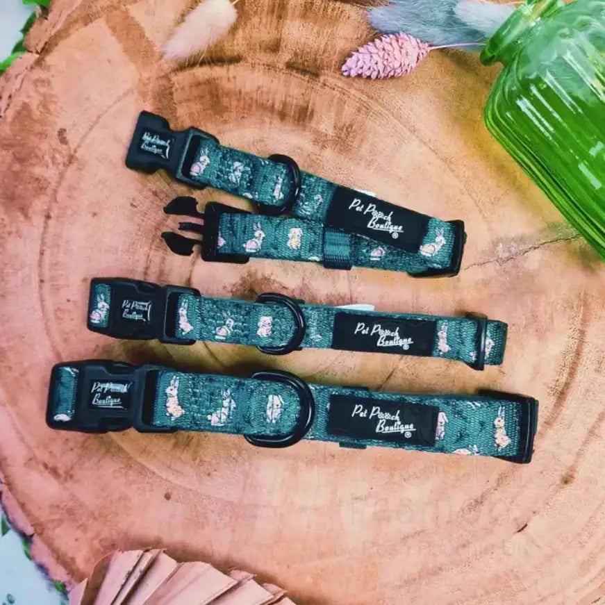 Meadow Bunny Dog Collar - Pet Pooch - 3