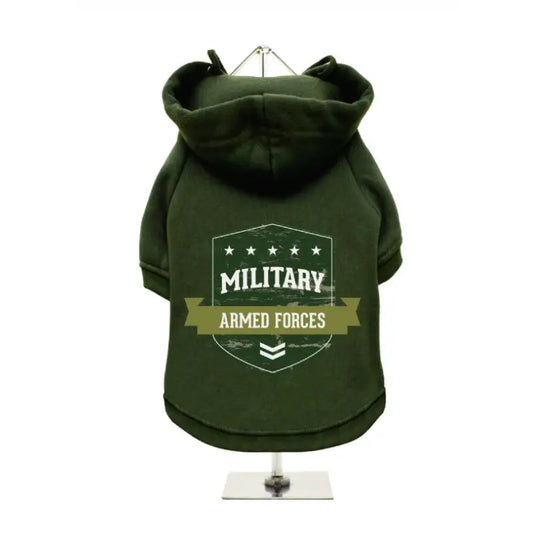 Military Armed Forces Dog Hoodie Sweatshirt - Urban Pup - 1