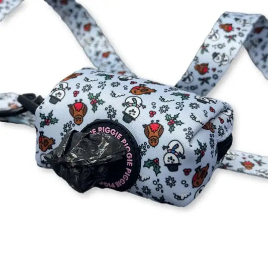 Mr Robin Festive Dog Poop Bag Holder - Piggie - 1