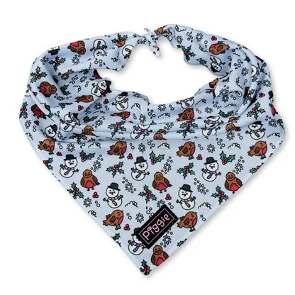 Mr Robin Festive Tie on Dog Bandana - Piggie - 1
