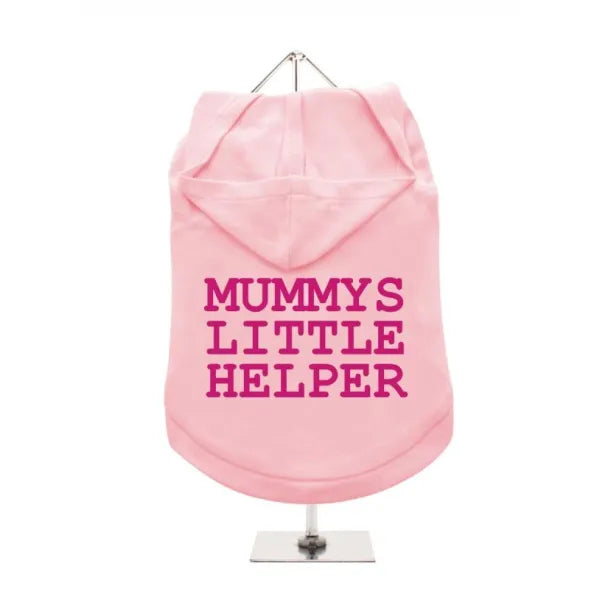 Mummy’s Little Helper Hooded Dog T-shirt Baby Pink - Urban - 1