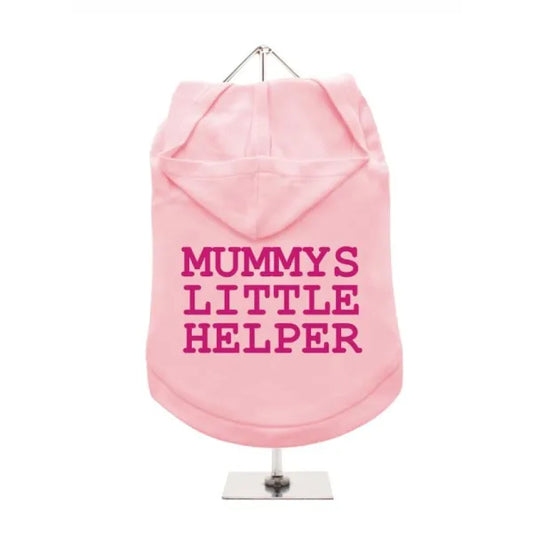 Mummy’s Little Helper Hooded Dog T-shirt Baby Pink - Urban - 1