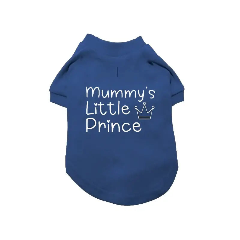 Mummy’s Little Prince Dog T-shirt - Poochie Fashion - 1