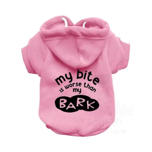 My Bite is Worse than my Bark Dog Hoodie - Rich Paw - 2