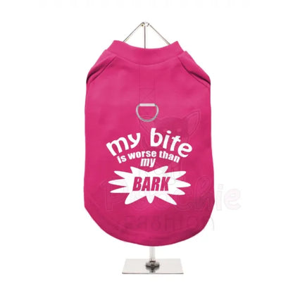 My Bite is Worse than my Bark Harness Dog T-shirt - Urban - 5