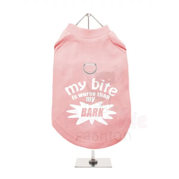 My Bite is Worse than my Bark Harness Dog T-shirt - Urban - 3