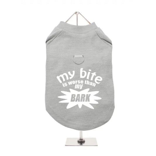 My Bite is Worse than my Bark Harness Dog T-shirt - Urban - 1