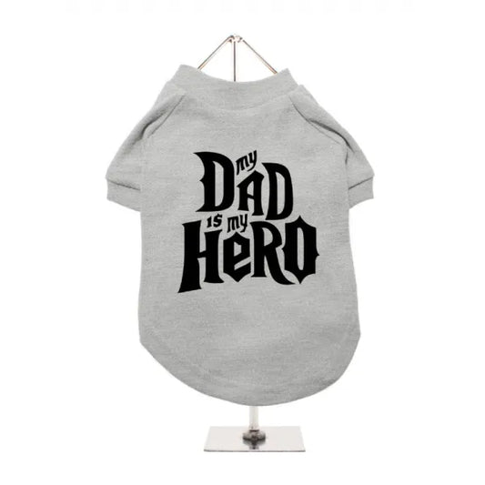 My Dad is my Hero Dog T-shirt - Urban - 1