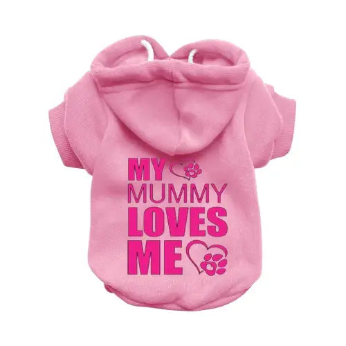 My Mummy Loves me Dog Hoodie - Poochie Fashion - 3