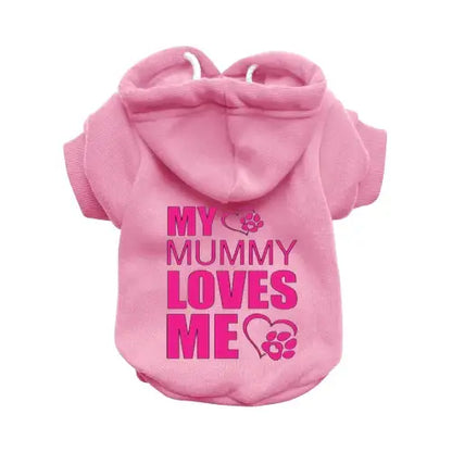 My Mummy Loves me Dog Hoodie - Poochie Fashion - 3