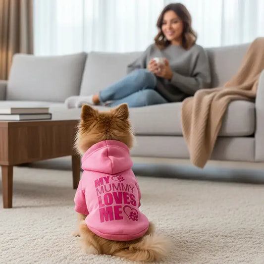 My Mummy Loves me Dog Hoodie - Rich Paw - 1