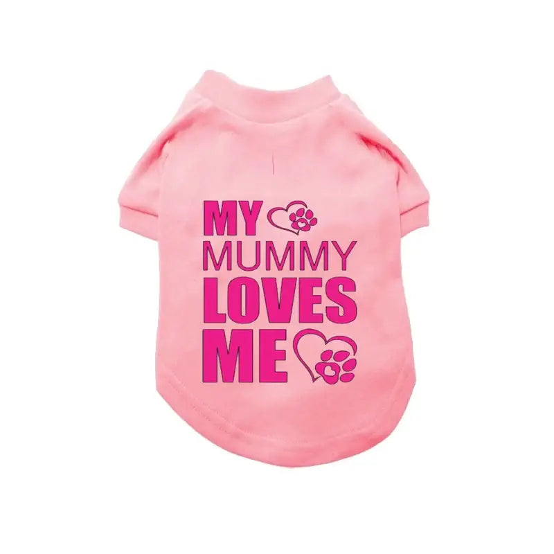 My Mummy Loves me Dog T-shirt - Rich Paw - 1