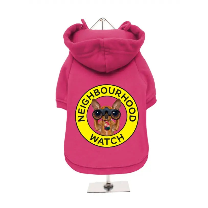 Neighbourhood Watch Dog Hoodie Hot Pink Large - Sale - 1